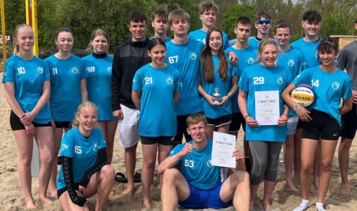 Verdienter Sieg Beachvolleyball