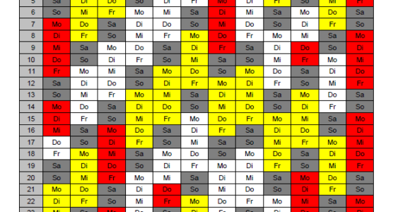 Neuer Stundenplan