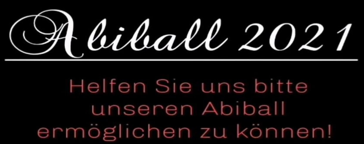 Hilfe für den Abiball