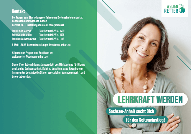 Lehrer:in gesucht