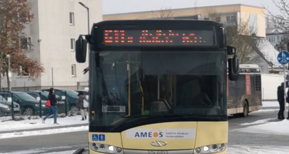 Busfahrplanänderung