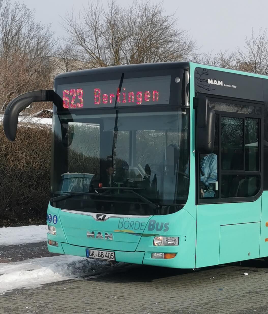 Busfahrplanänderung