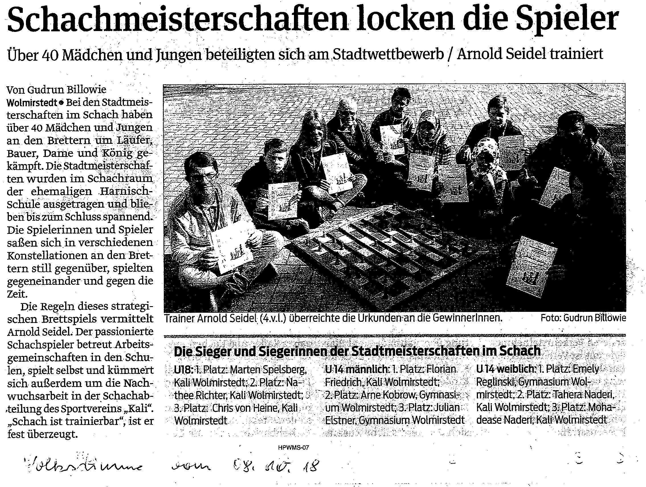 Die Schachmeisterschaft