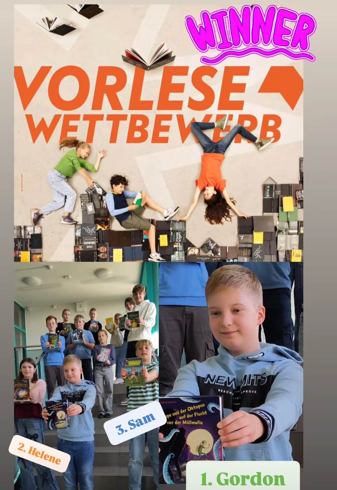 Vorlesewettbewerb Klasse 6