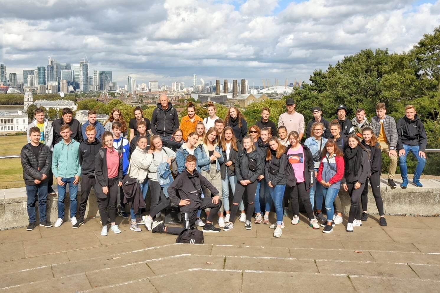 10b und 10d auf Studienfahrt in London